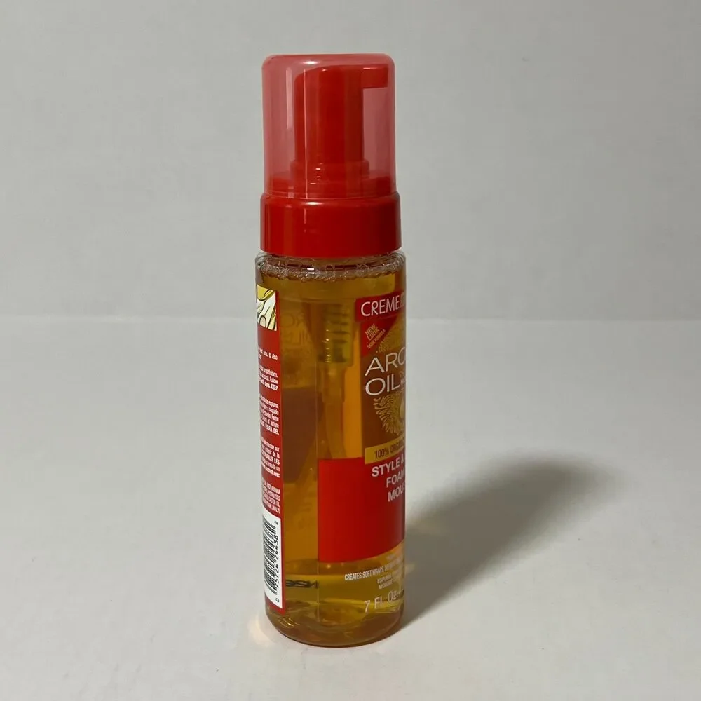 Creme of Nature Argan Oil Style & Shine Foaming Mousse, 7 fl oz